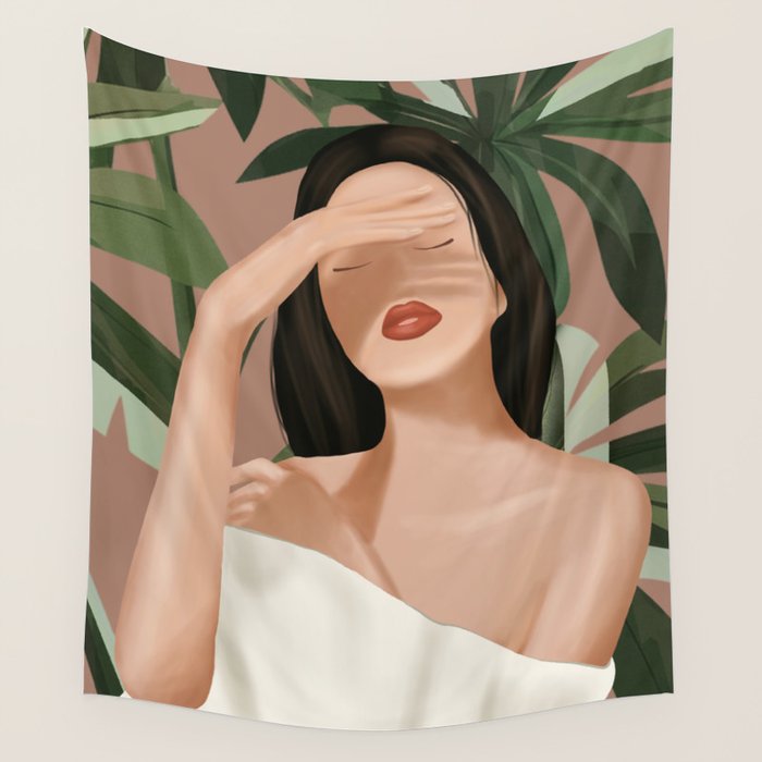 Gentle Beauty Wall Tapestry Gallery Image 1