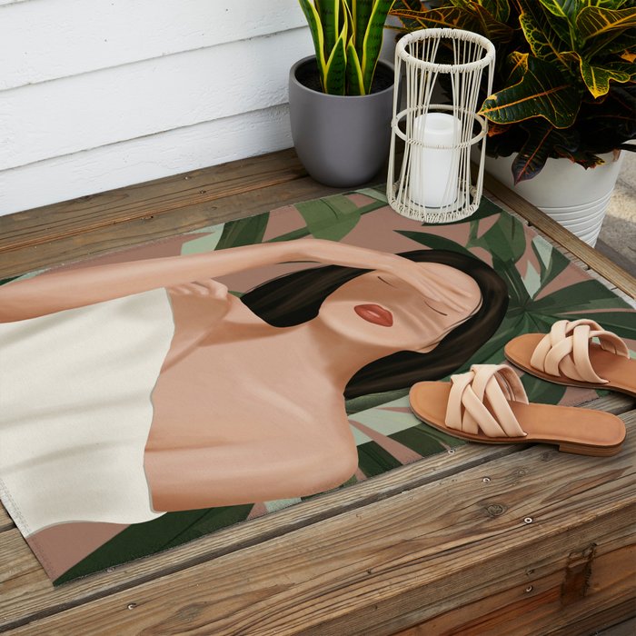 Gentle Beauty Outdoor Rug Gallery Image 2