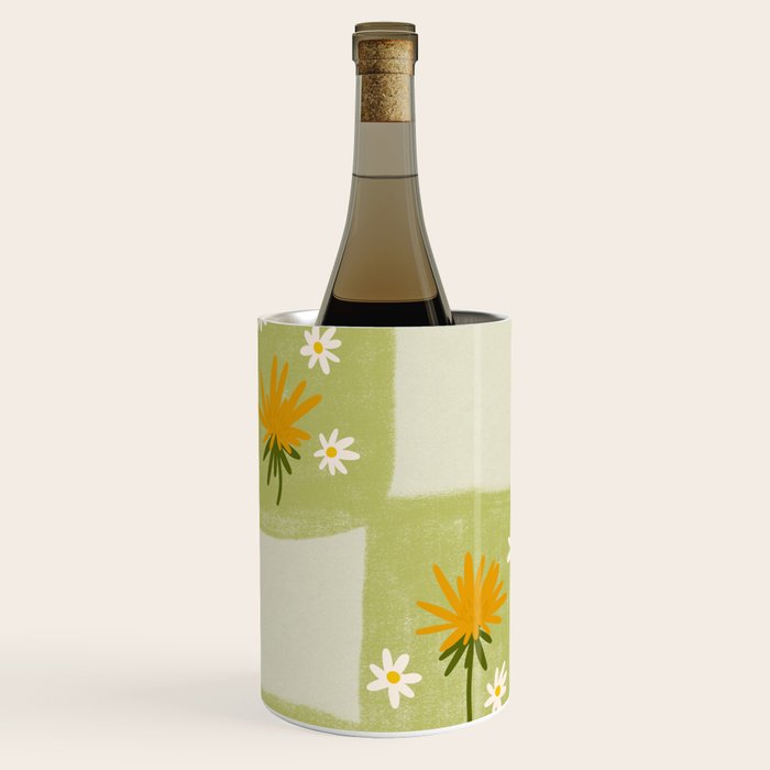 Dandelion Checkerboard Wine Chiller Gallery Image 2
