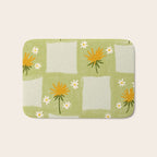 Dandelion Checkerboard Bath Mat Gallery Image 1
