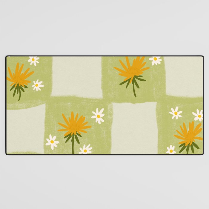 Dandelion Checkerboard Desk Mat Gallery Image 3