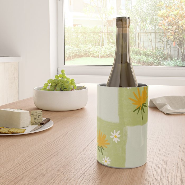 Dandelion Checkerboard Wine Chiller Gallery Image 4