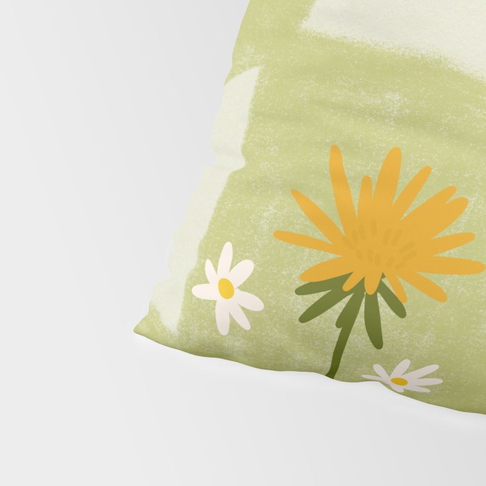 Dandelion Checkerboard Pillow Sham Gallery Image 4