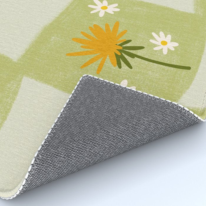Dandelion Checkerboard Rug Gallery Image 4