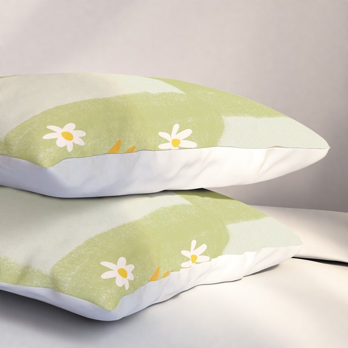 Dandelion Checkerboard Pillow Sham Gallery Image 3