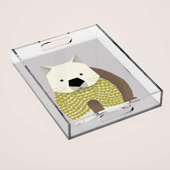 Whimsical Wombat Acrylic Tray Gallery Image 1