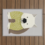 Whimsical Wombat Outdoor Rug Gallery Image 1