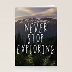 Never Stop Exploring - Nature Photography Stationery Card Gallery Image 2