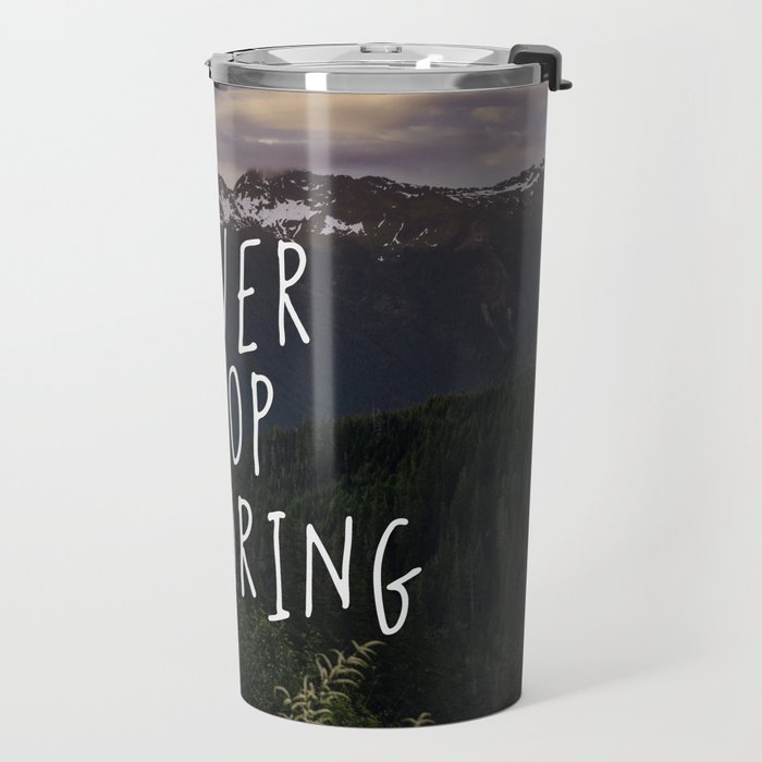 Never Stop Exploring - Nature Photography Travel Mug Gallery Image 2