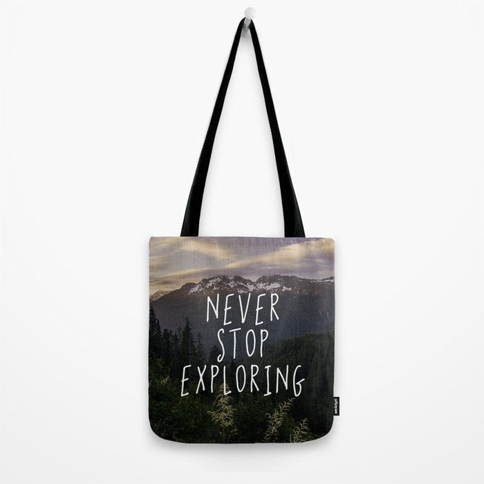Never Stop Exploring - Nature Photography Tote Bag Gallery Image 2