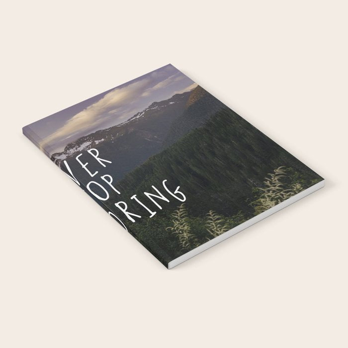 Never Stop Exploring - Nature Photography Notebook Gallery Image 2