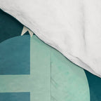 Joy to the Universe (in Teal) Comforter Gallery Image 4