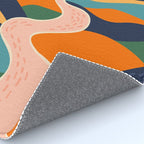 Colorful nature mountain landscape art Rug Gallery Image 4