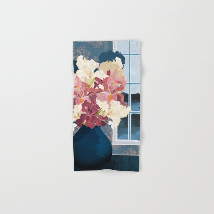 Cottage Iris View Bath Towel Gallery Image 1