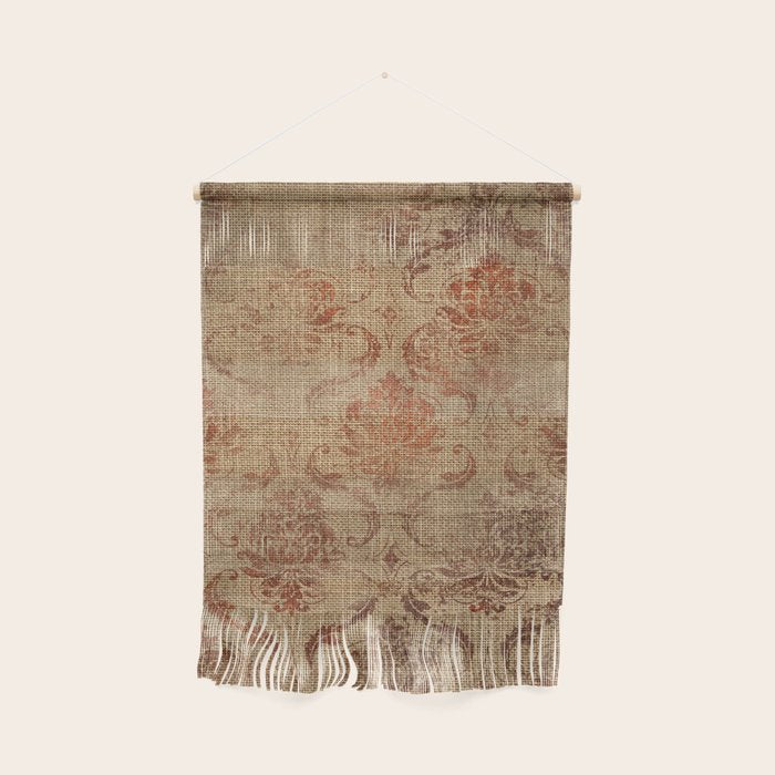 Aged Damask Texture 1 Wall Hanging Gallery Image 1
