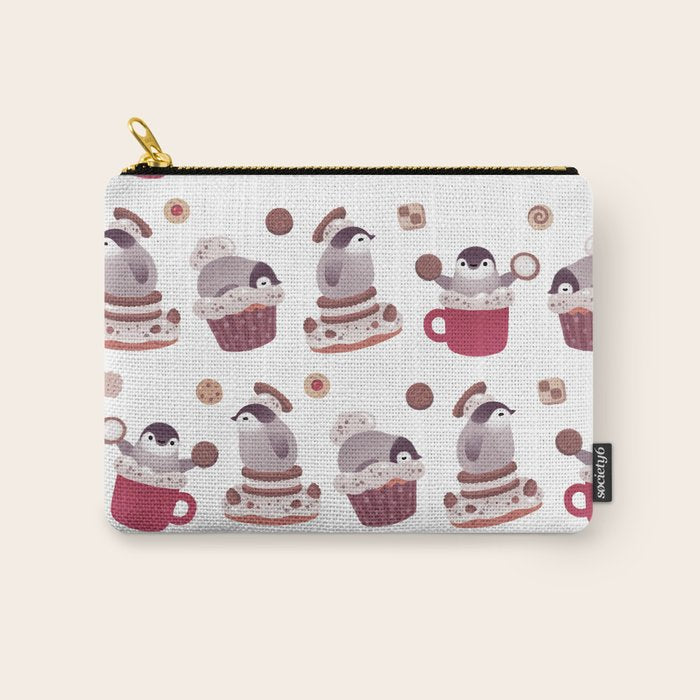 Cookie & cream & penguin Carry All Pouch Gallery Image 1
