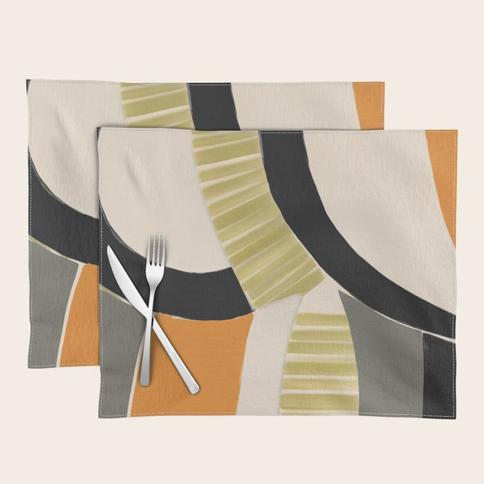 Stripes and Shapes II Placemat Gallery Image 1