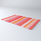 rosalita, warm sunset stripes Rug Gallery Image 3
