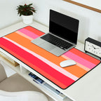 rosalita, warm sunset stripes Desk Mat Gallery Image 2