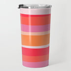 rosalita, warm sunset stripes Travel Mug Gallery Image 3