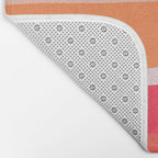 rosalita, warm sunset stripes Bath Mat Gallery Image 2