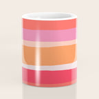 rosalita, warm sunset stripes Coffee Mug Gallery Image 4