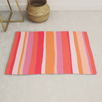 rosalita, warm sunset stripes Rug Gallery Image 1