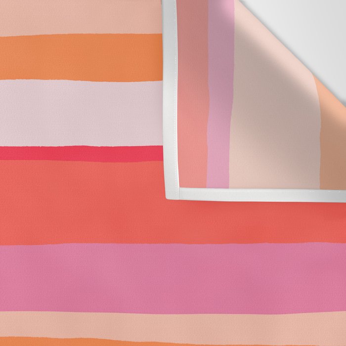 rosalita, warm sunset stripes Wall Tapestry Gallery Image 3