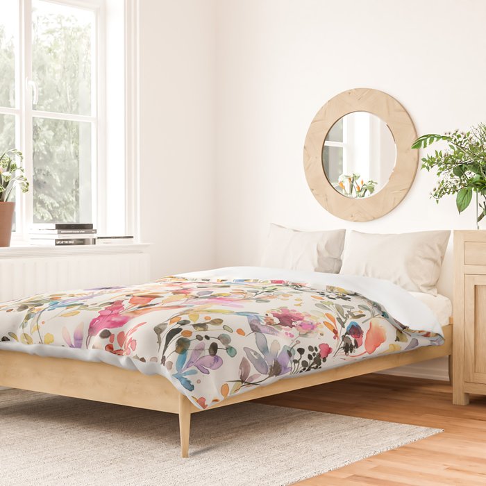 Watercolor Wild grasses watercolor Duvet Cover Gallery Image 2