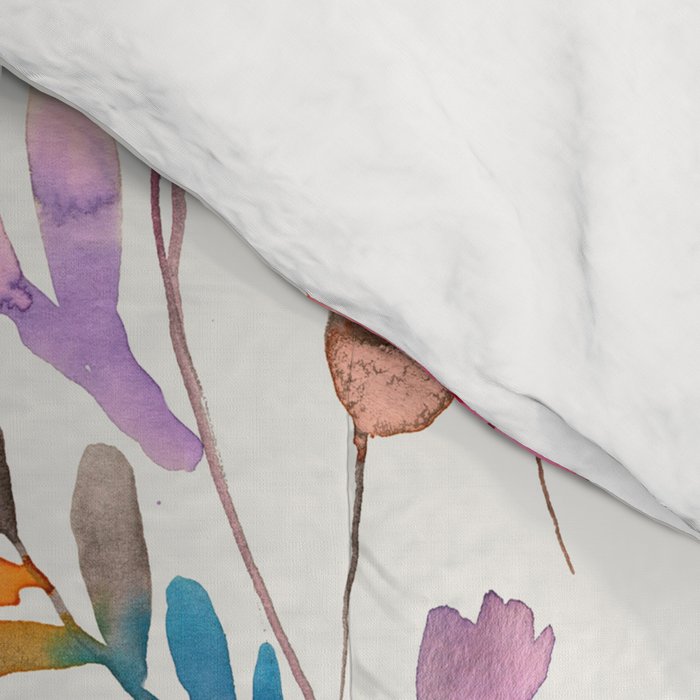 Watercolor Wild grasses watercolor Comforter Gallery Image 4