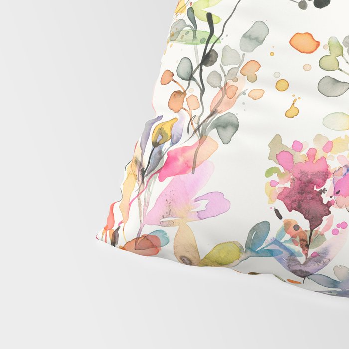 Watercolor Wild grasses watercolor Pillow Sham Gallery Image 4