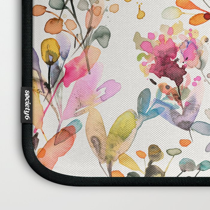 Watercolor Wild grasses watercolor Laptop Sleeve Gallery Image 3