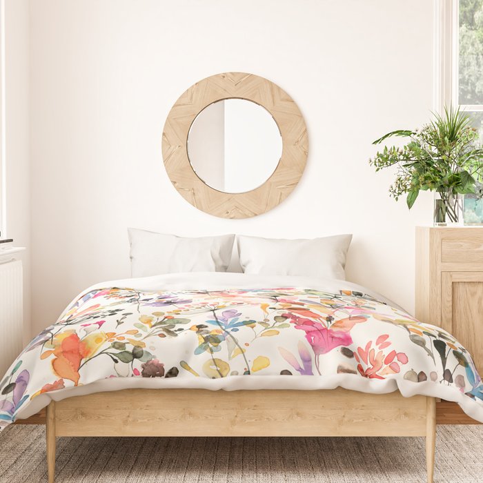 Watercolor Wild grasses watercolor Duvet Cover Gallery Image 3