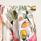 Watercolor Wild grasses watercolor Window Curtain Gallery Image 2