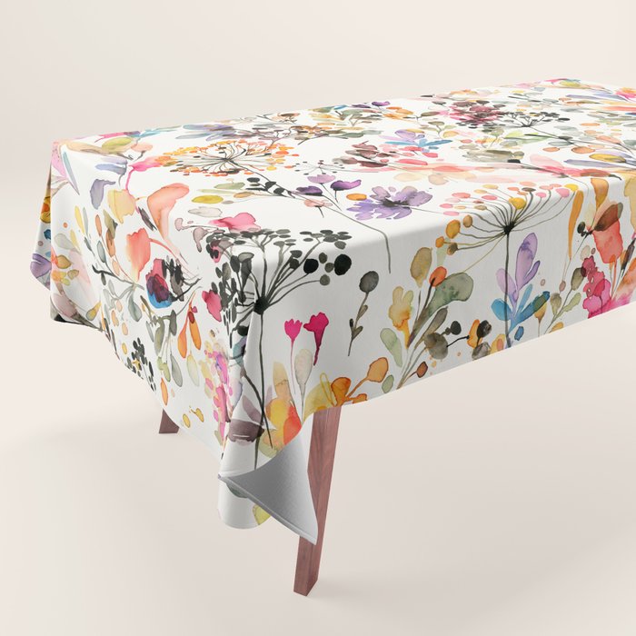 Watercolor Wild grasses watercolor Tablecloth Gallery Image 1