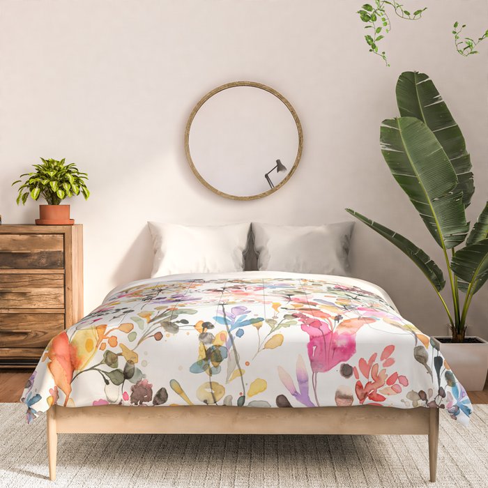 Watercolor Wild grasses watercolor Comforter Gallery Image 3