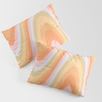 Wavy 70s Art Pillow Sham Gallery Image 3