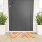Wavy 70s Art Welcome Mat Gallery Image 3