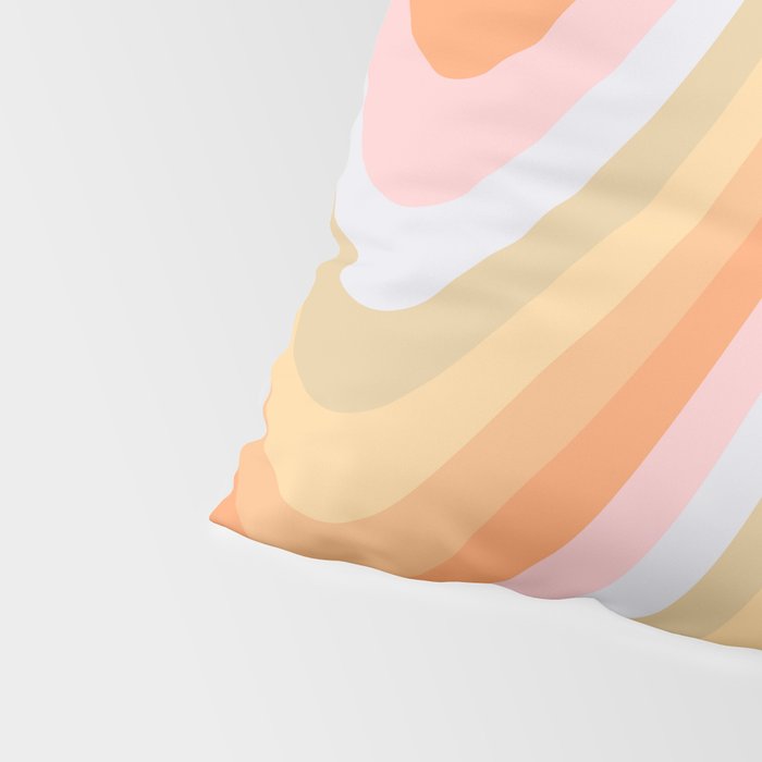 Wavy 70s Art Pillow Sham Gallery Image 4