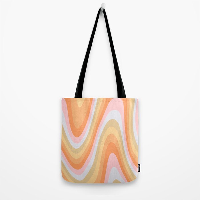 Wavy 70s Art Tote Bag Gallery Image 2