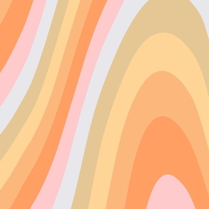 Wavy 70s Art Coffee Mug Gallery Image 2