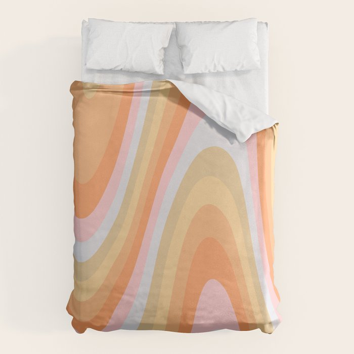 Wavy 70s Art Duvet Cover Gallery Image 6
