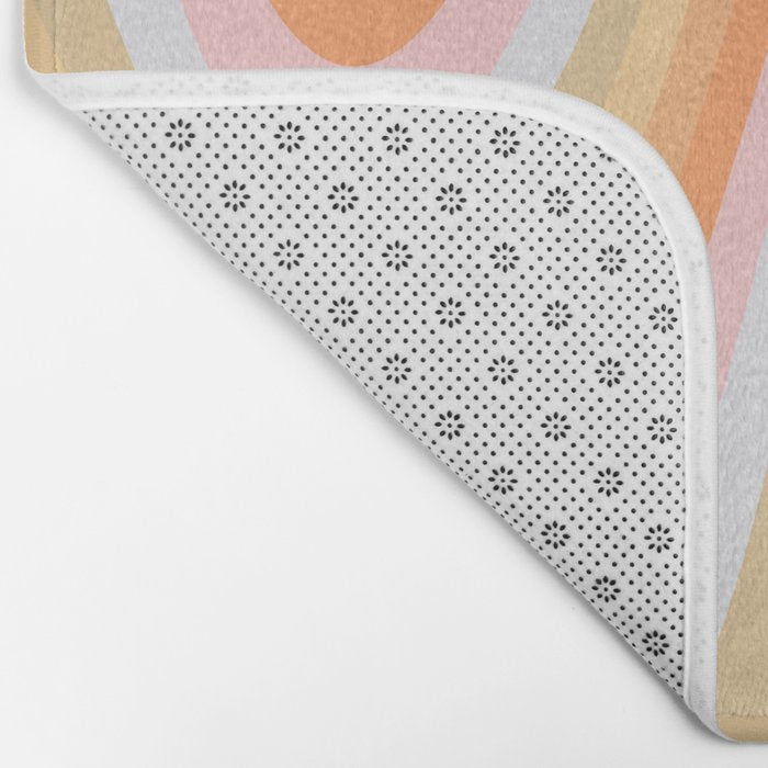 Wavy 70s Art Bath Mat Gallery Image 2