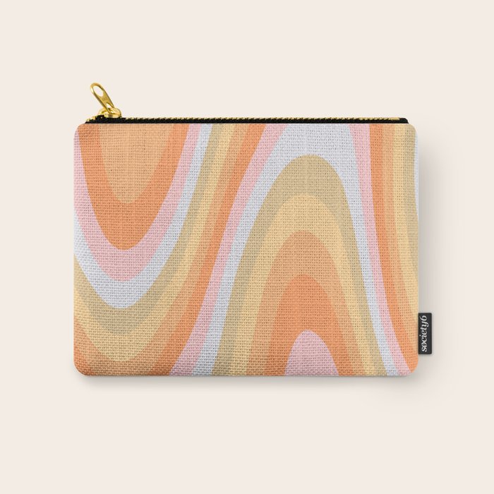 Wavy 70s Art Carry All Pouch Gallery Image 1