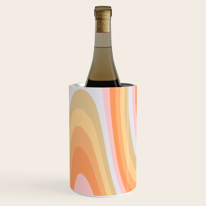 Wavy 70s Art Wine Chiller Gallery Image 3