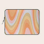 Wavy 70s Art Laptop Sleeve Gallery Image 1