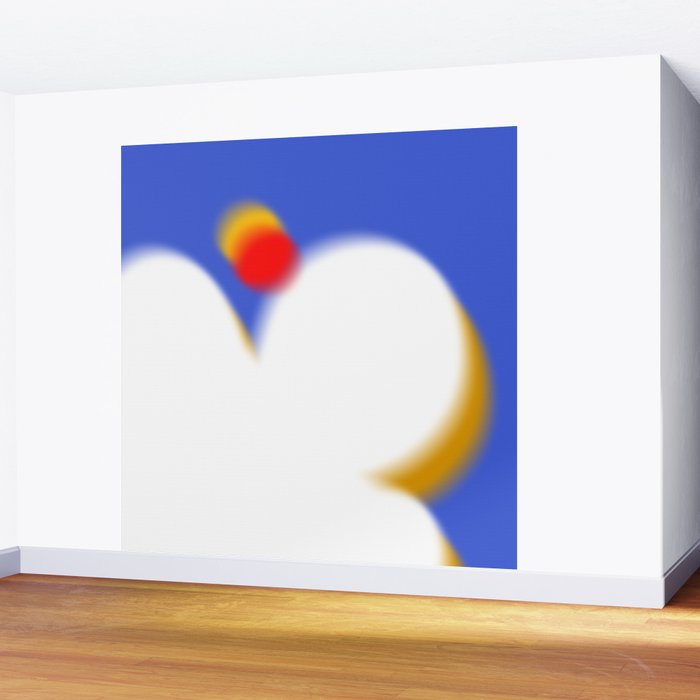 June002 - modern abstract shapes Wall Mural Gallery Image 2