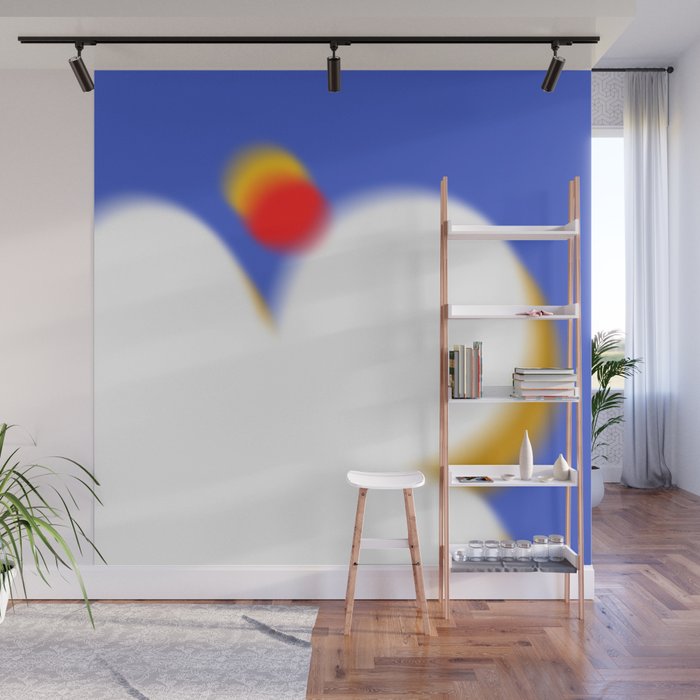 June002 - modern abstract shapes Wall Mural Gallery Image 1