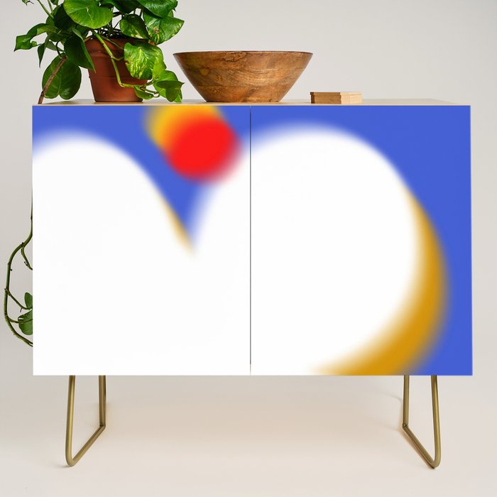 June002 - modern abstract shapes Credenza Gallery Image 1