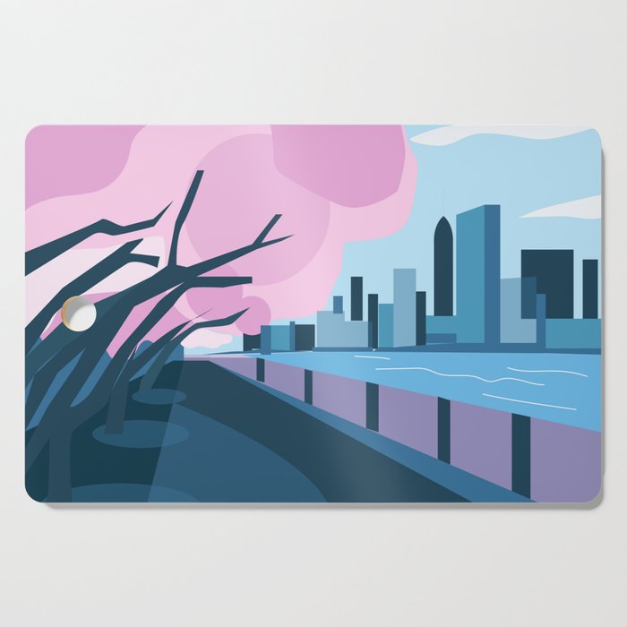 Cherry blossoms in New York  Cutting Board Gallery Image 1